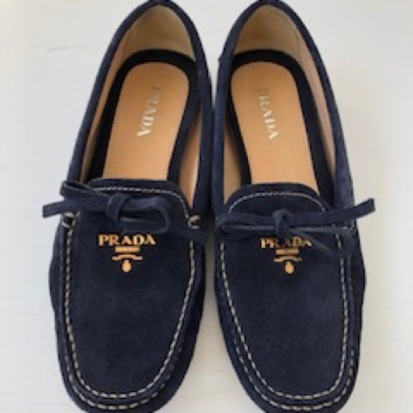 prada driving shoes womens